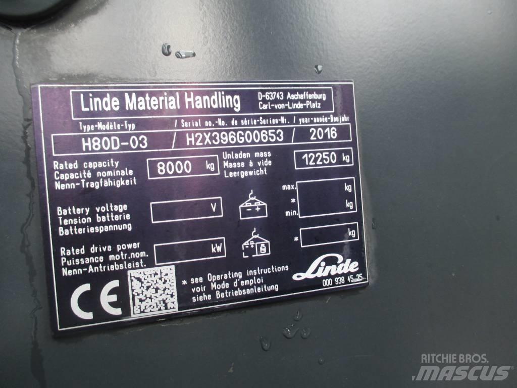 Linde H80D Dizelski viličari