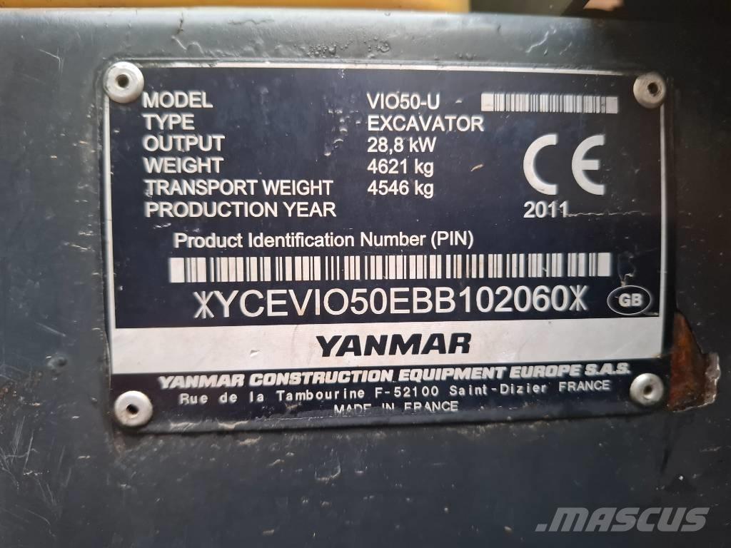 Yanmar VIO50-U Mini bageri <7t
