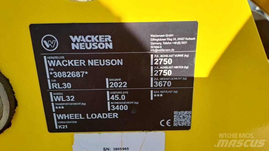 Wacker Neuson WL32 Utovarivači na kotačima