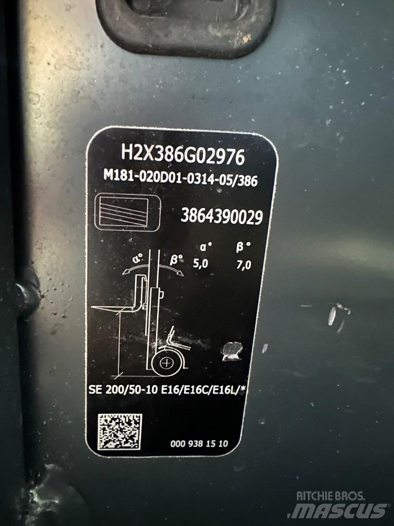 Linde E20L-02 Električni viličari