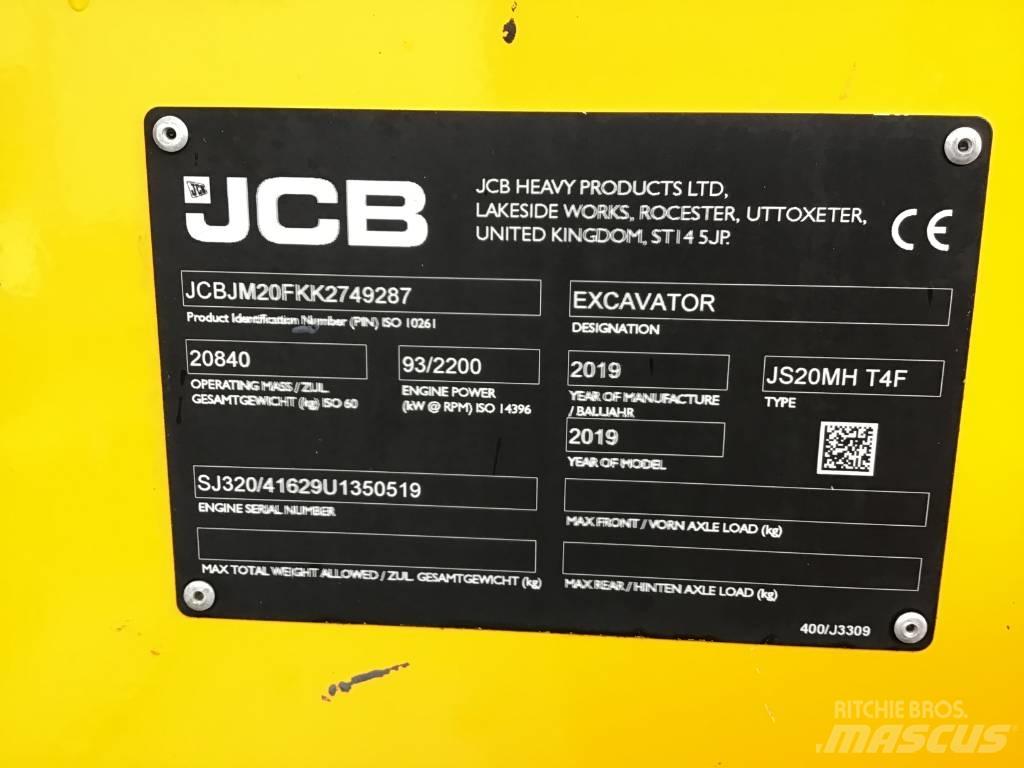 JCB JS 20 MH Bageri za manipuliranje materijalom / otpadom