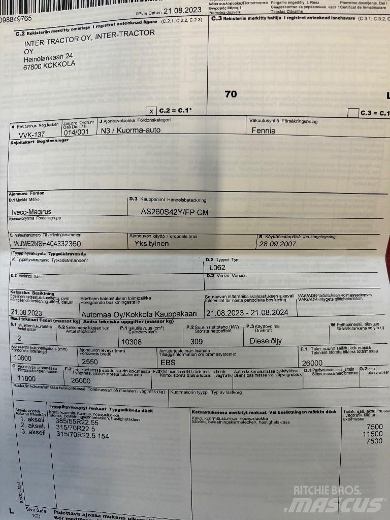 Iveco Stralis 420 Kamioni sa otvorenim sandukom