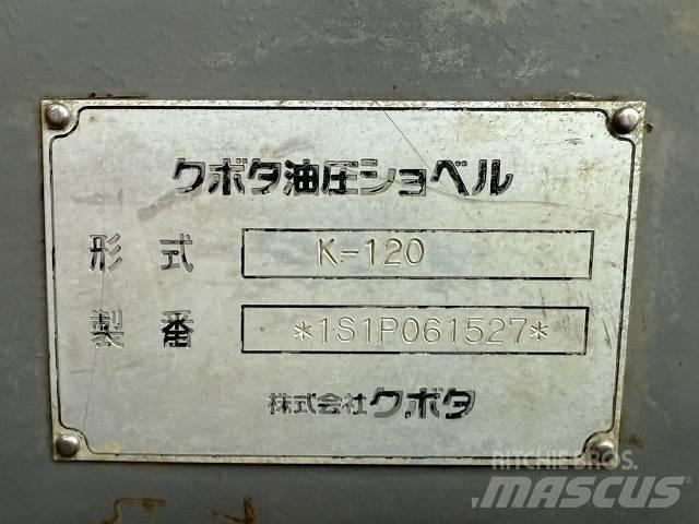 Kubota K-120 Bageri gusjeničari