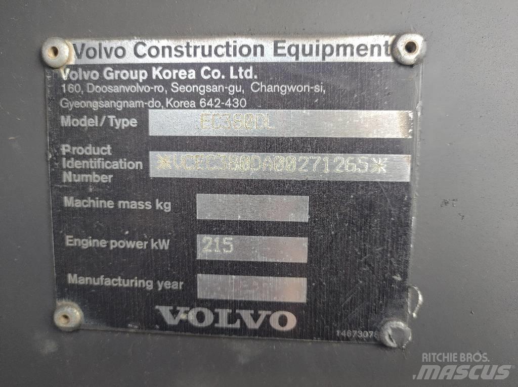 Volvo EC380DL Bageri gusjeničari