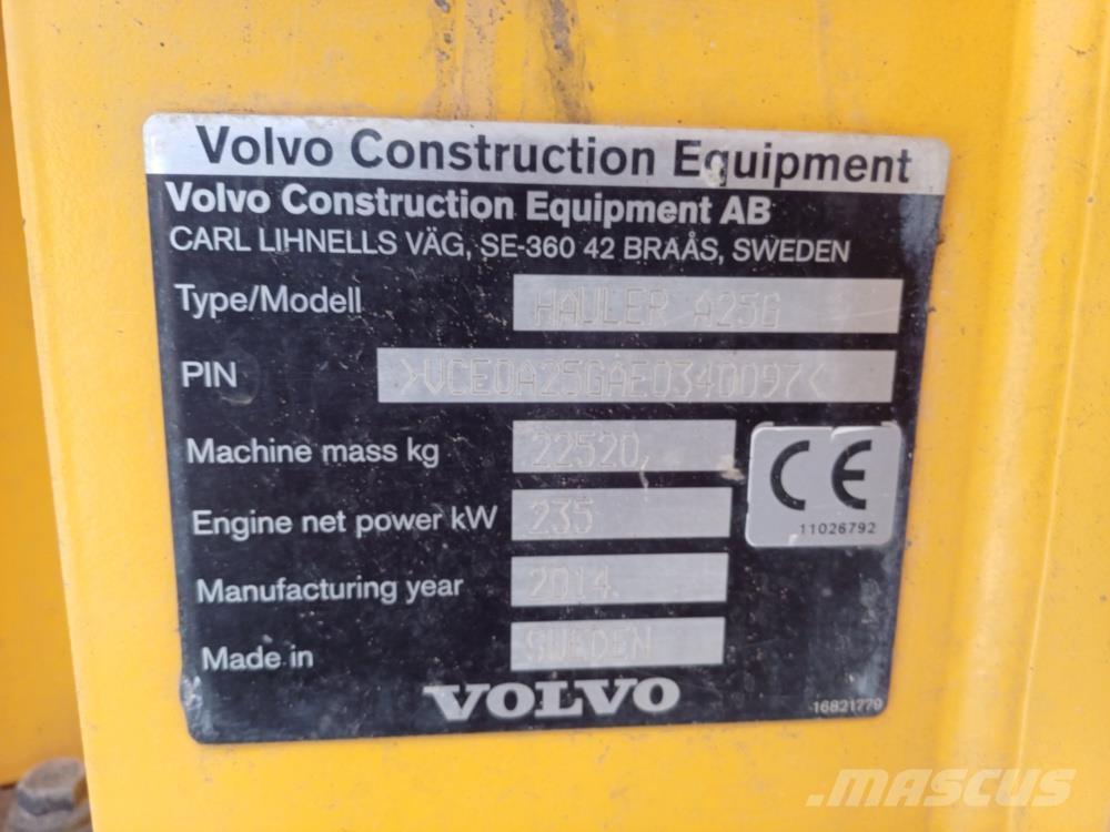Volvo A25G Zglobni demperi