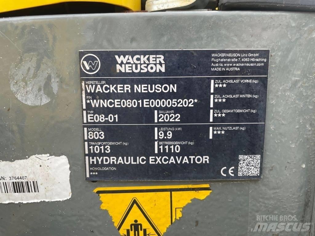 Wacker Neuson 803 Bageri gusjeničari