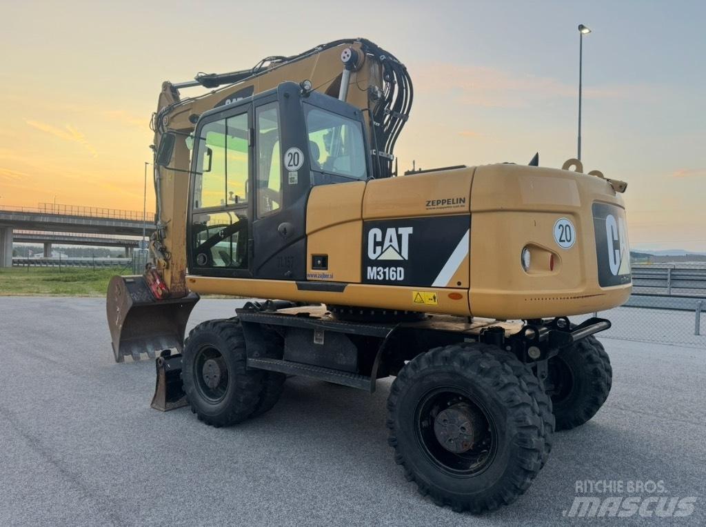 CAT M 316 D Bageri na kotačima