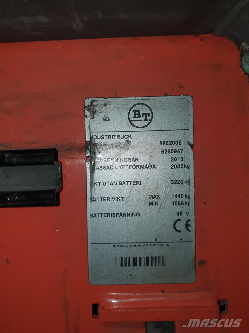 BT RRE200E Viličari sa pomičnim stupom