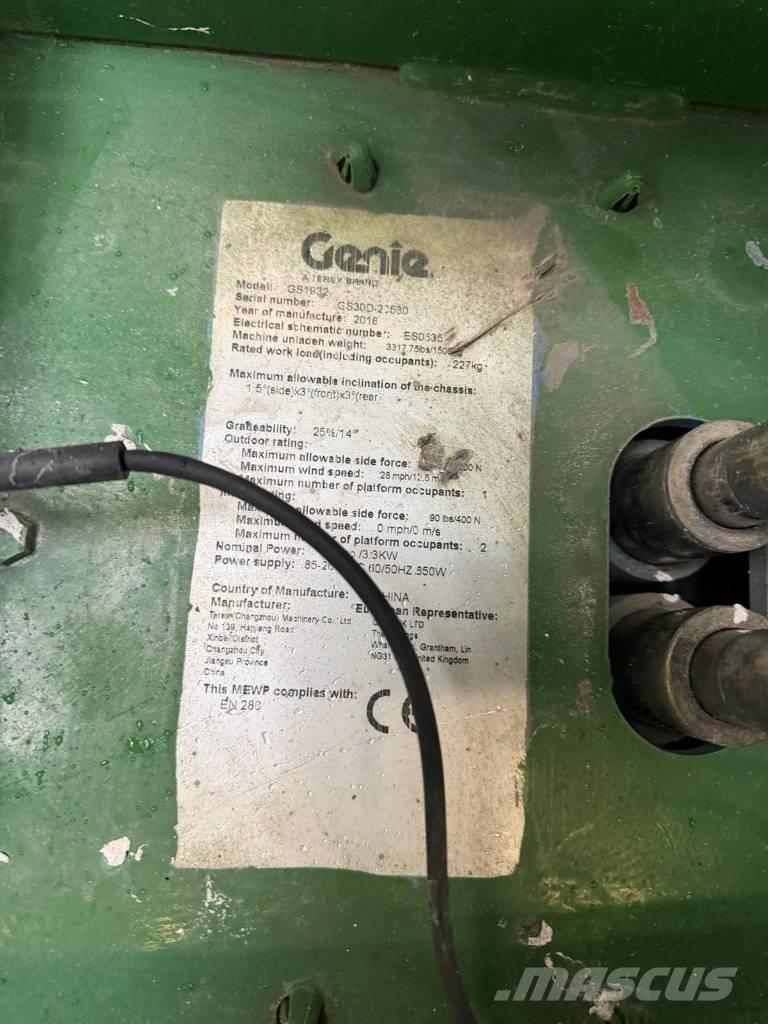 Genie GS 1932 Škaraste platforme