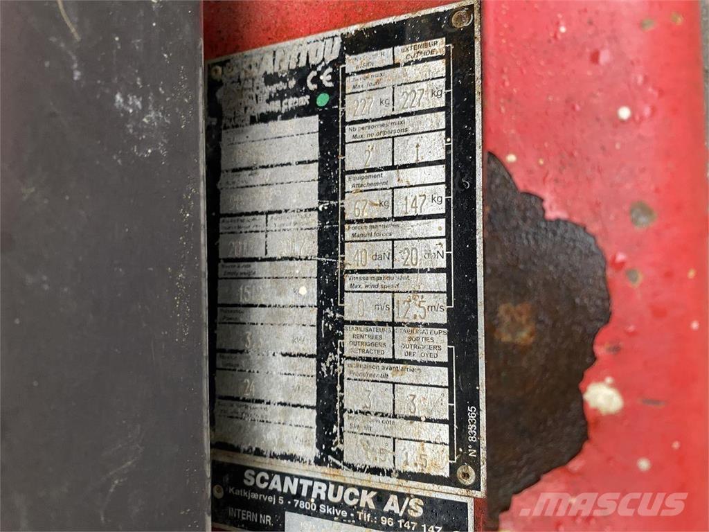 Manitou 78SEC Škaraste platforme