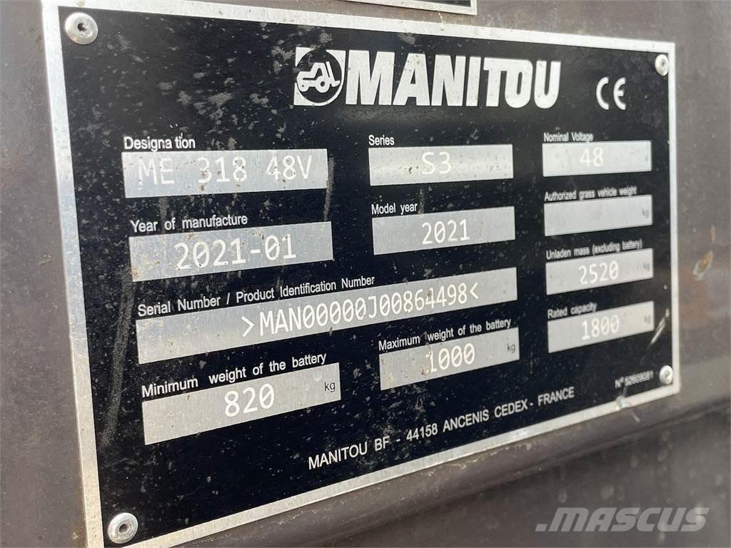 Manitou ME318 Električni viličari