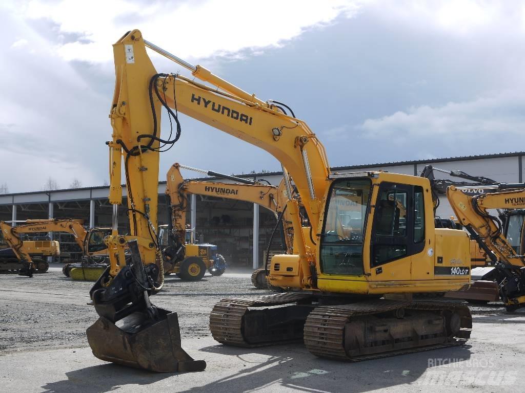 Hyundai R 140 LC-7 Bageri gusjeničari