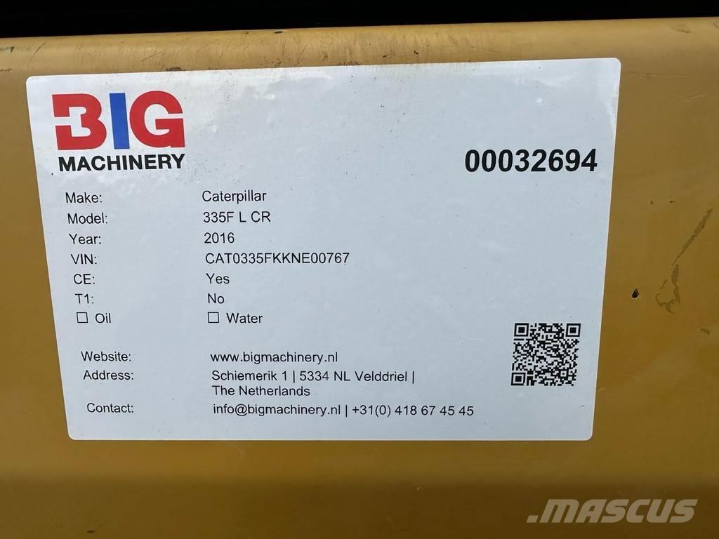 CAT 335F L CR Bageri gusjeničari