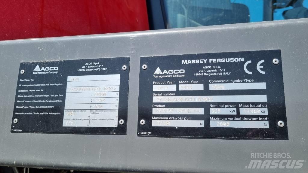 Massey Ferguson 9380 Kombajni