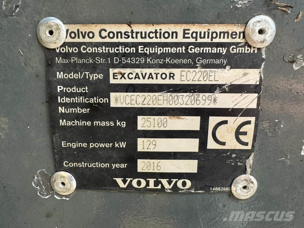 Volvo EC220EL Bageri gusjeničari