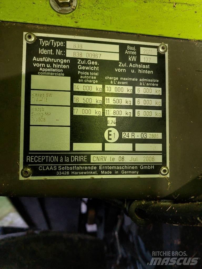 CLAAS Tucano 430 Kombajni