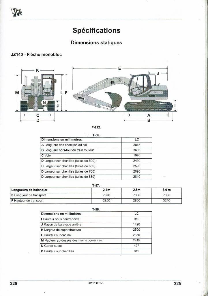 JCB JZ 140 D Bageri gusjeničari