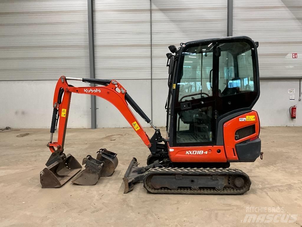 Kubota KX 018-4 Mini bageri <7t