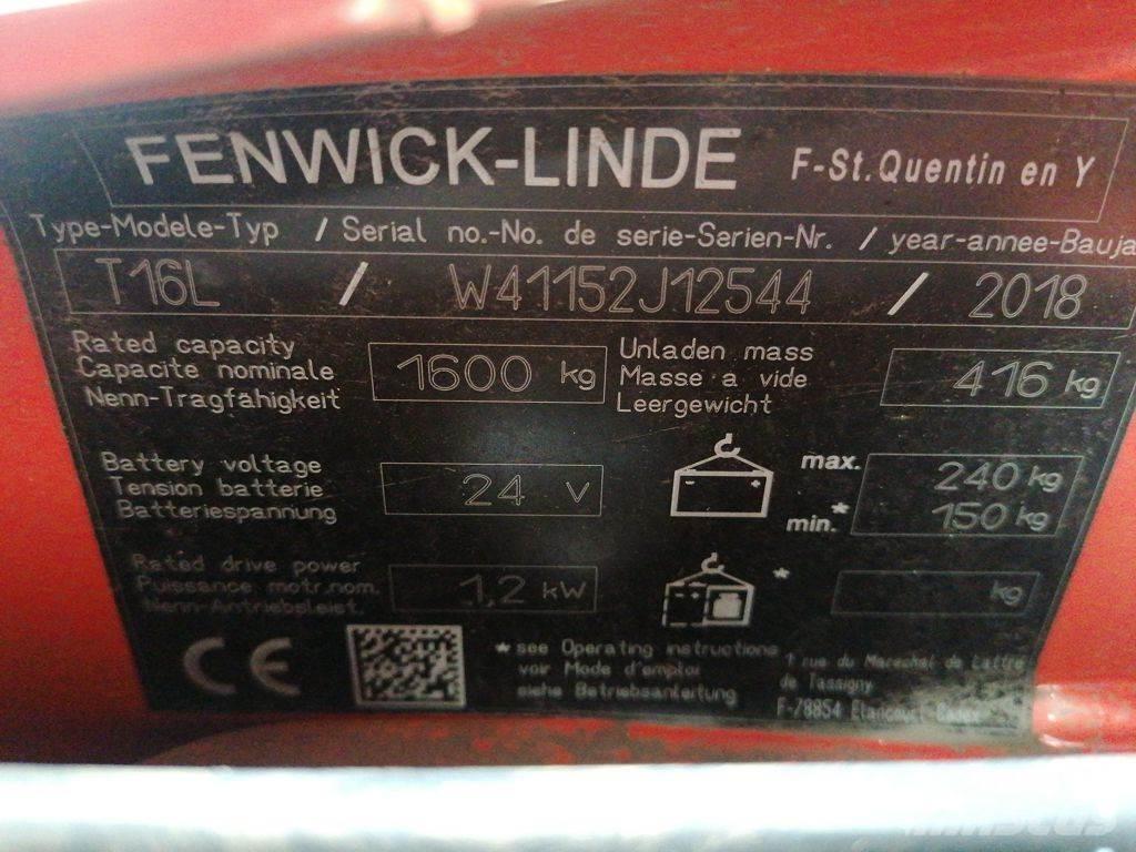 Linde T16L Nisko podizni električni viličar