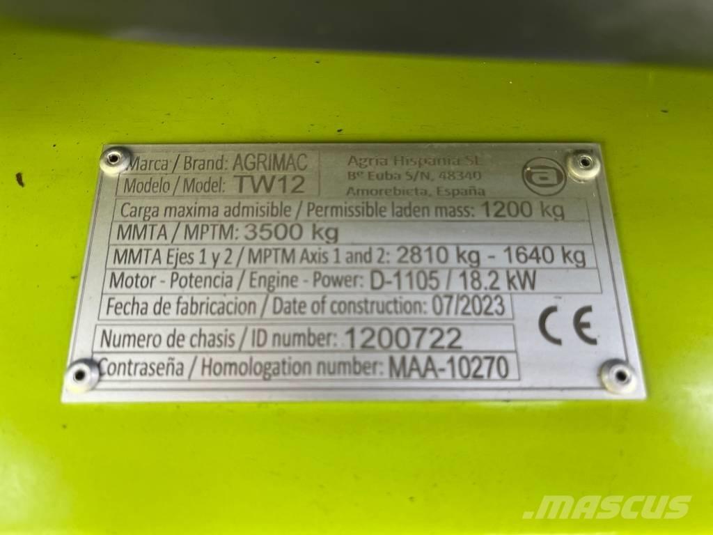 Agrimac TW 12 4x4 Dizelski viličari