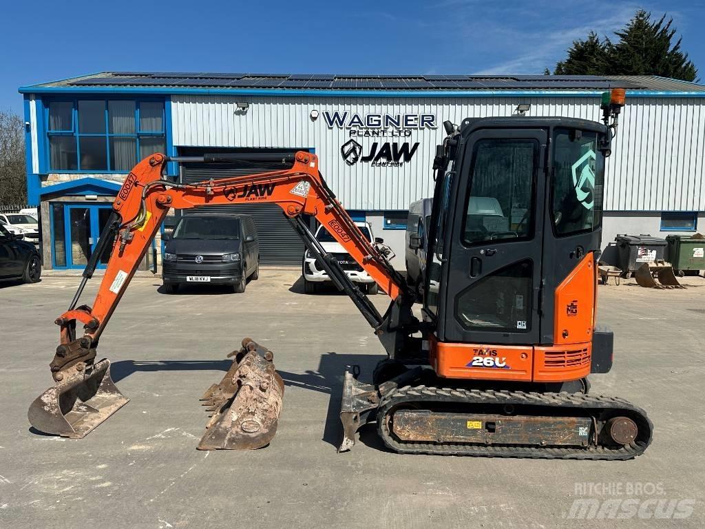 Hitachi ZX 26 U-6 Mini bageri <7t