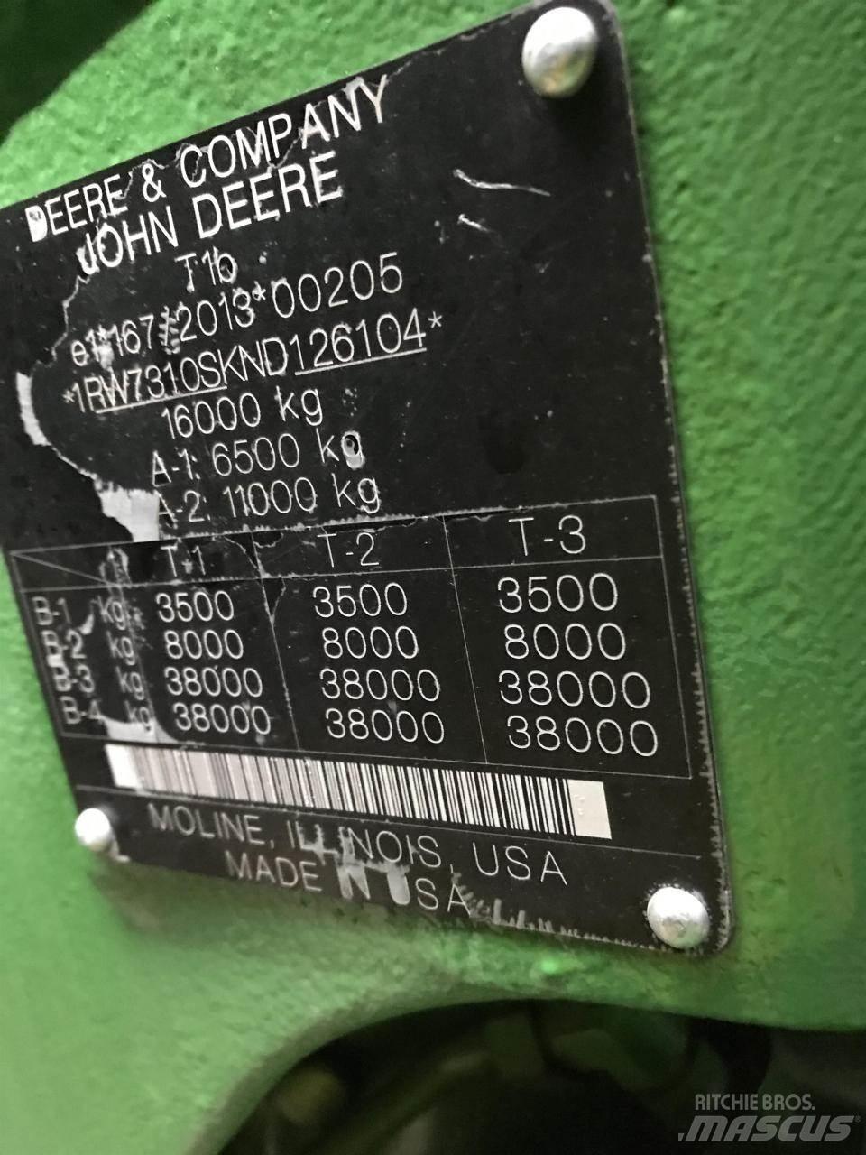 John Deere 7R 310 Traktori