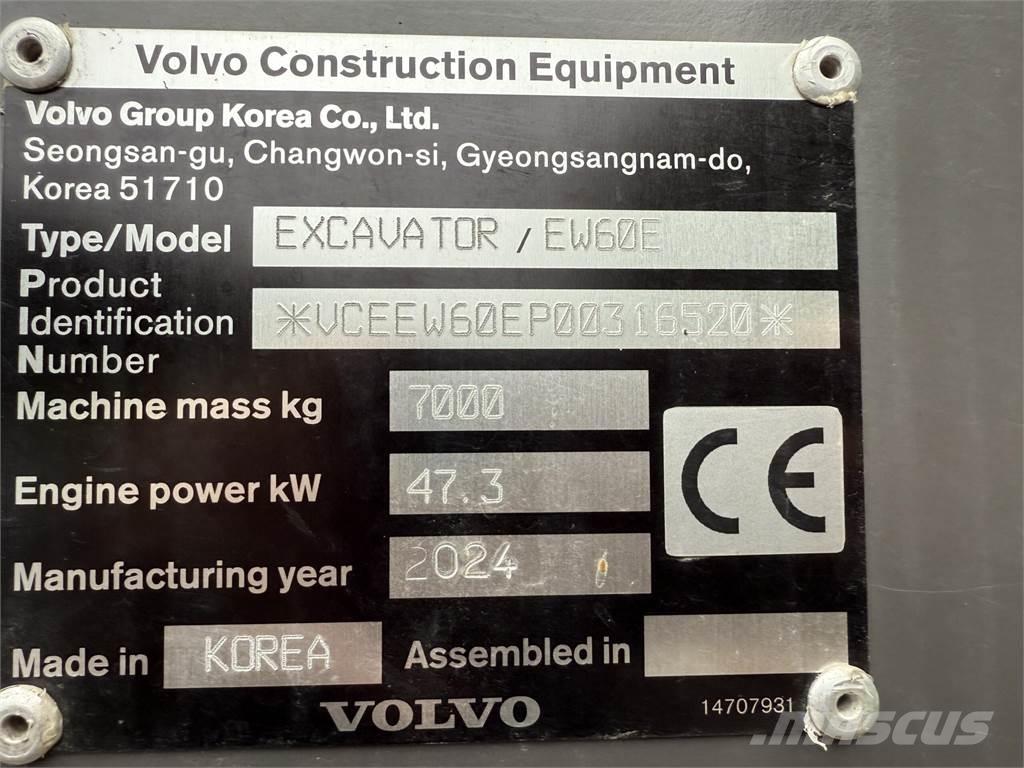 Volvo EW60 E Bageri na kotačima