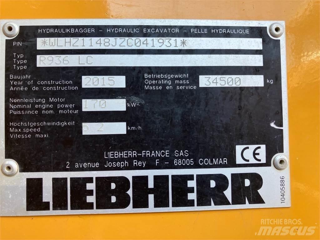 Liebherr R936 Bageri gusjeničari