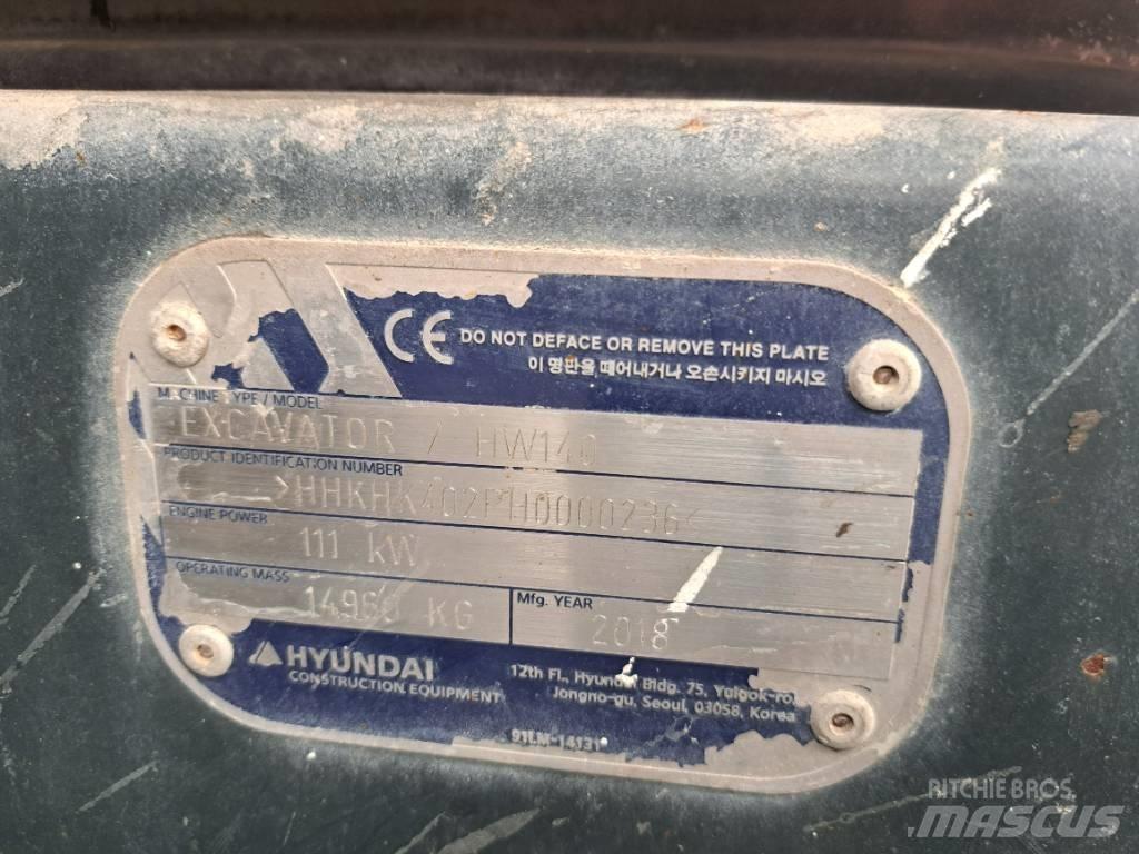 Hyundai HW140 Bageri na kotačima