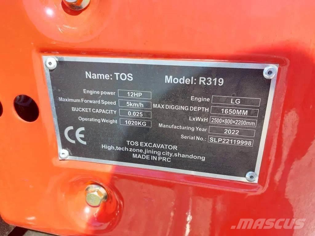 TOS R319 Mini bageri <7t