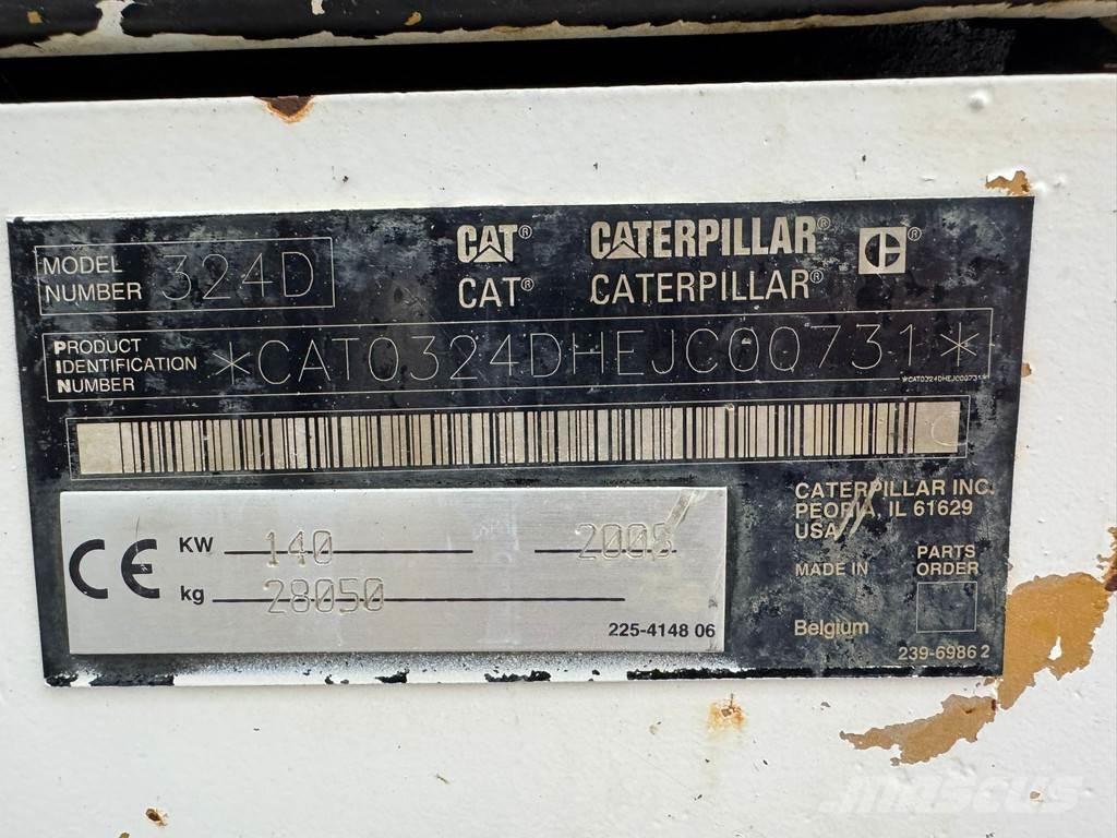 CAT 324DLN Bageri gusjeničari
