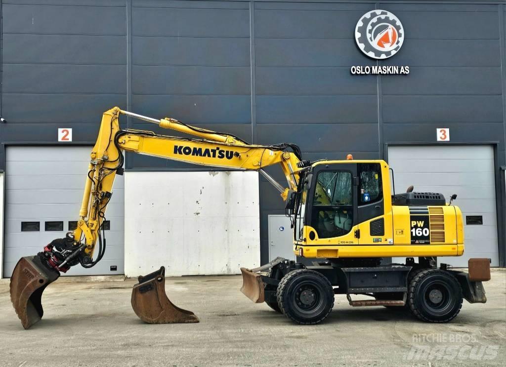 Komatsu pw 160 -8 Bageri na kotačima