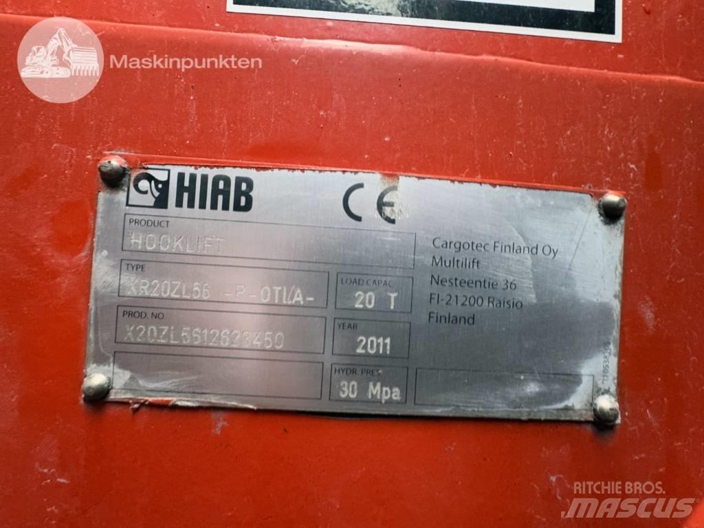Volvo FH 550 Rol kiper kamioni s kukama za dizanje