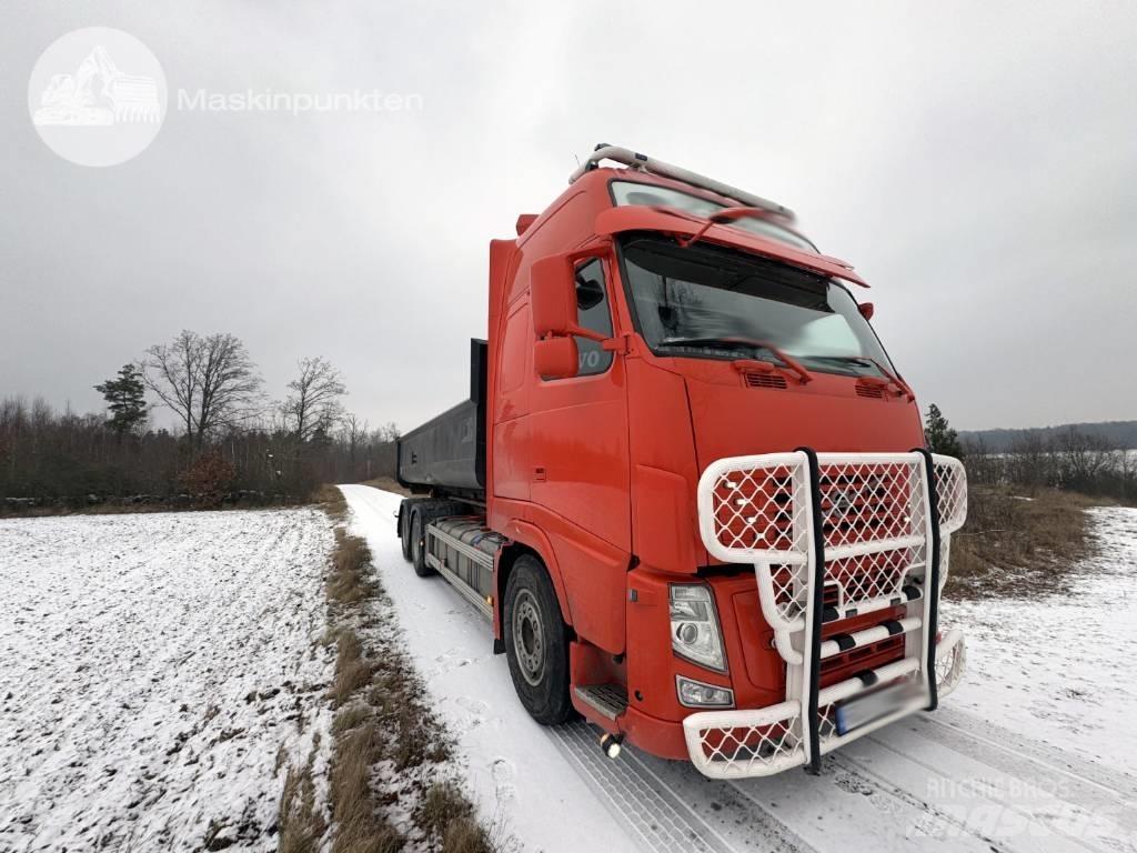 Volvo FH 550 Rol kiper kamioni s kukama za dizanje