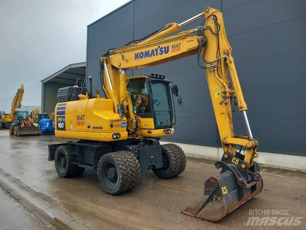 Komatsu PW160-11E0 Bageri na kotačima