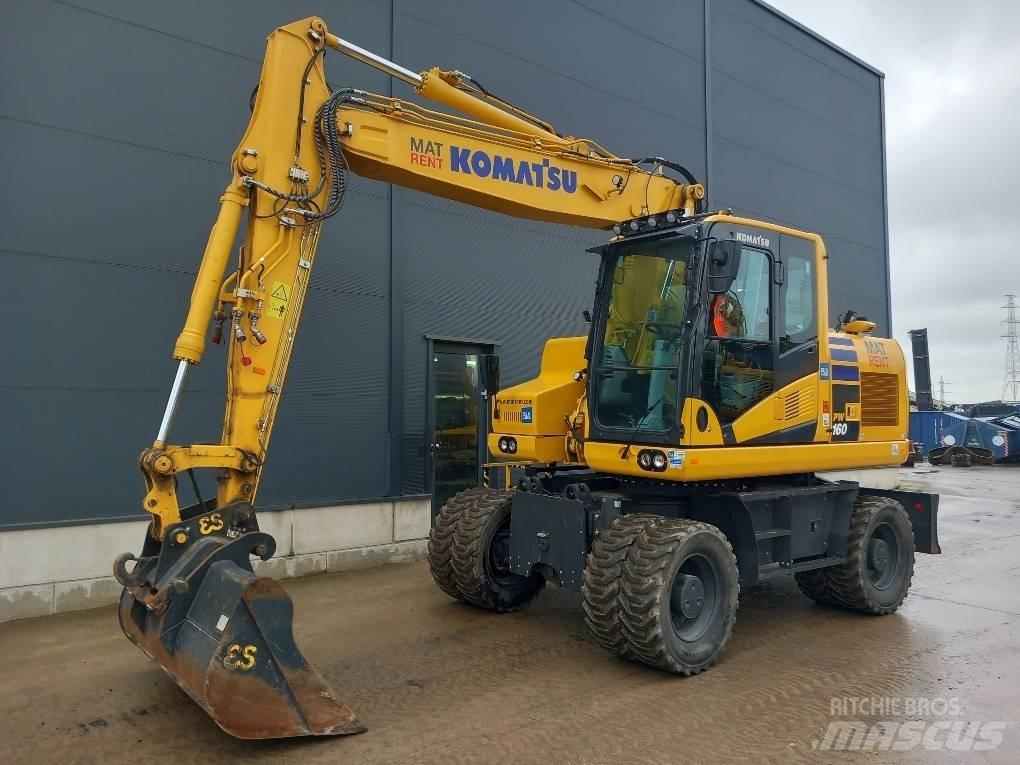 Komatsu PW160-11E0 Bageri na kotačima