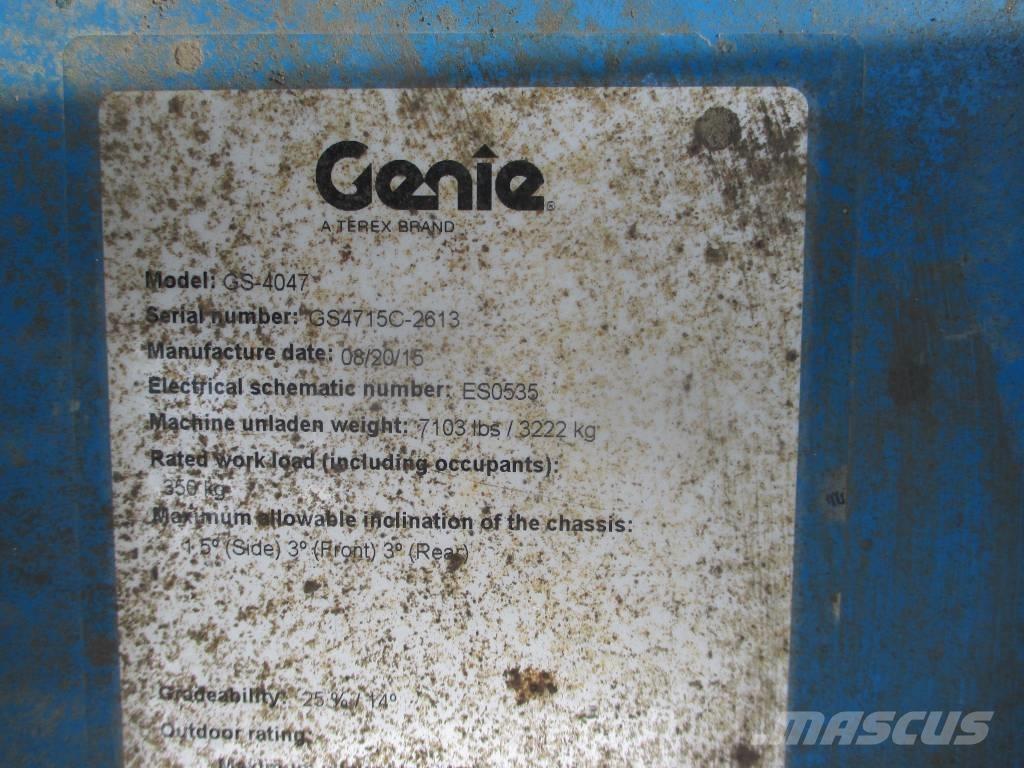Genie GS 4047 Škaraste platforme