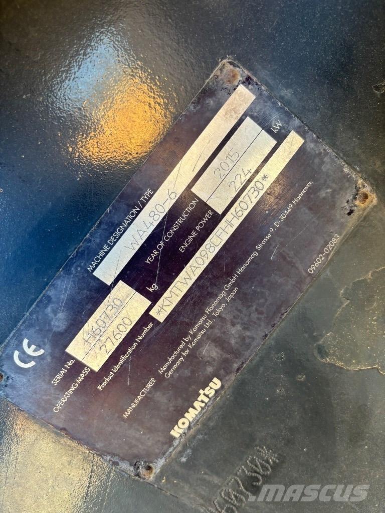 Komatsu WA 480-6 Utovarivači na kotačima