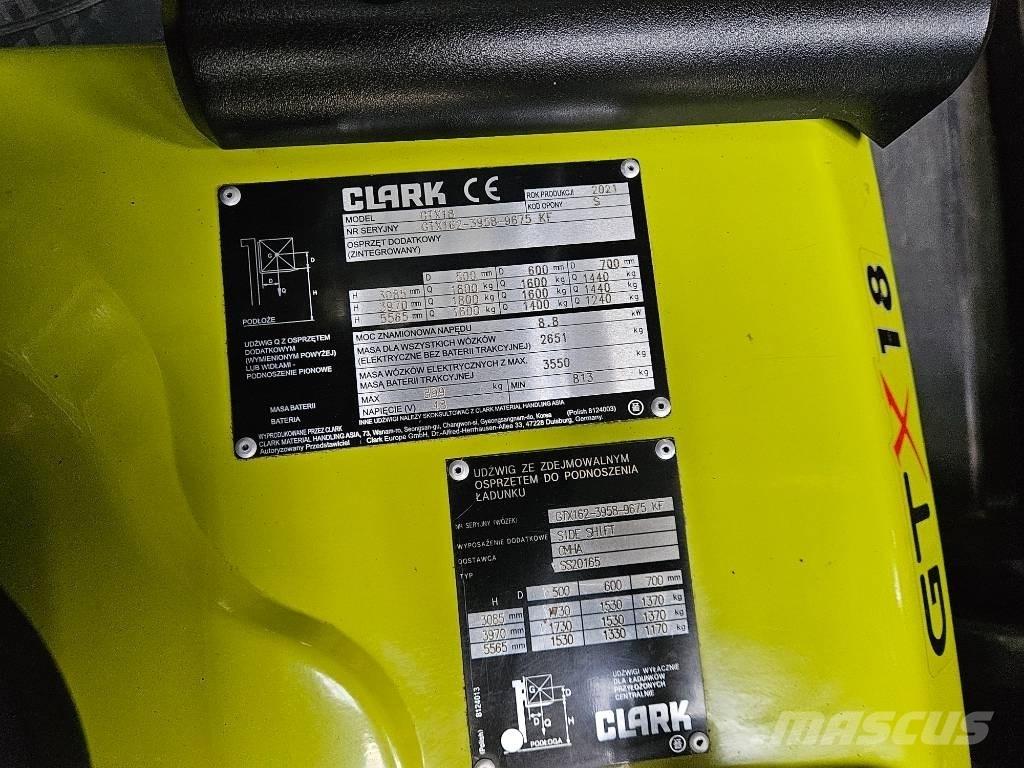 Clark GTX 18 Električni viličari