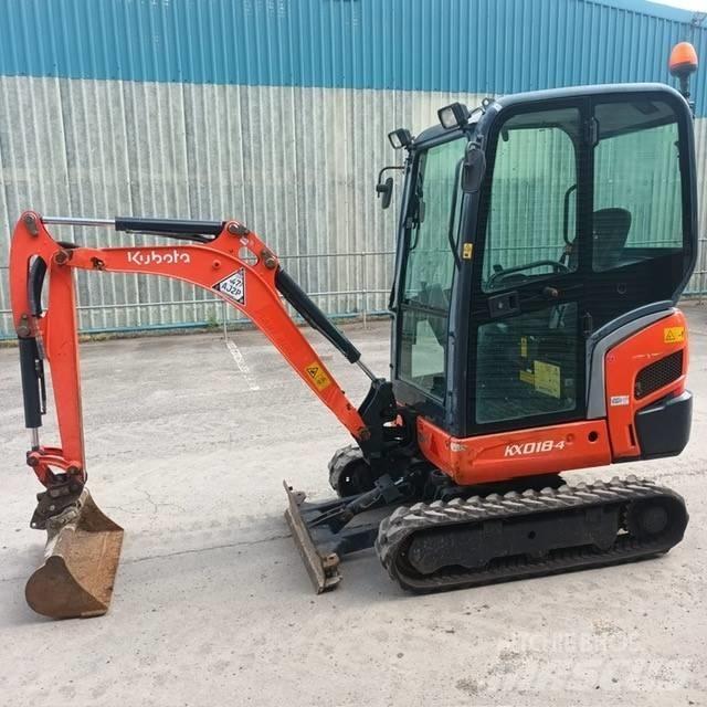 Kubota KX 018-4 Mini bageri <7t