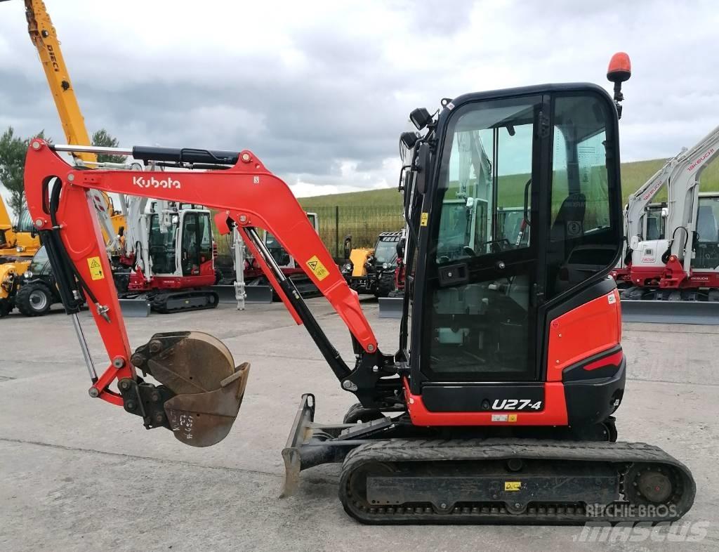 Kubota U27-4 Mini bageri <7t