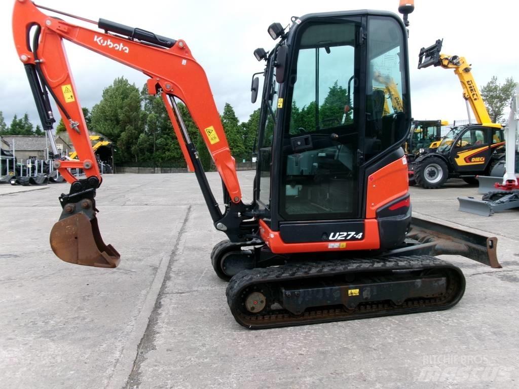 Kubota U27-4 Mini bageri <7t