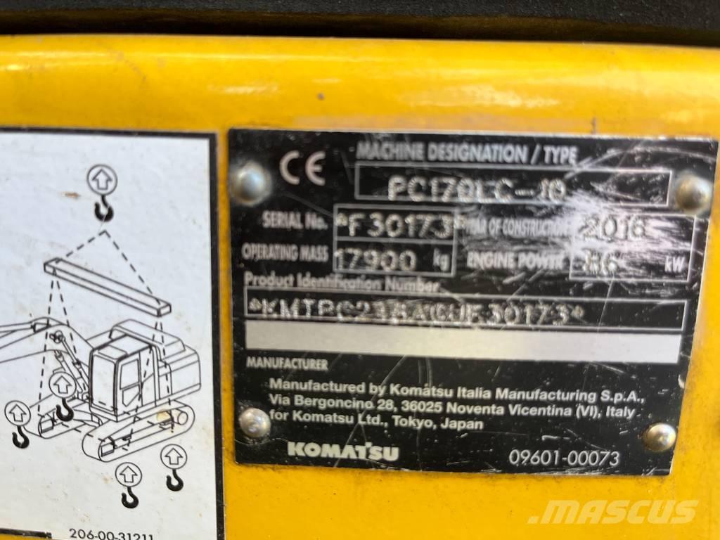 Komatsu PC 170 LC-10 Bageri gusjeničari