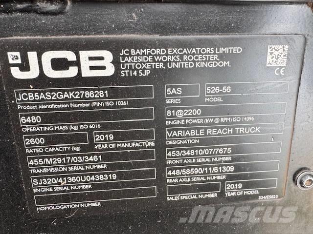JCB 526-56 Agri Plus Poljoprivredni teleskopski utovarivači