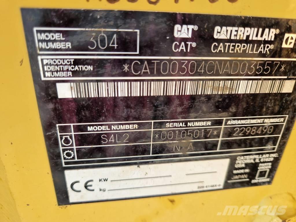 CAT 304 CR Mini bageri <7t