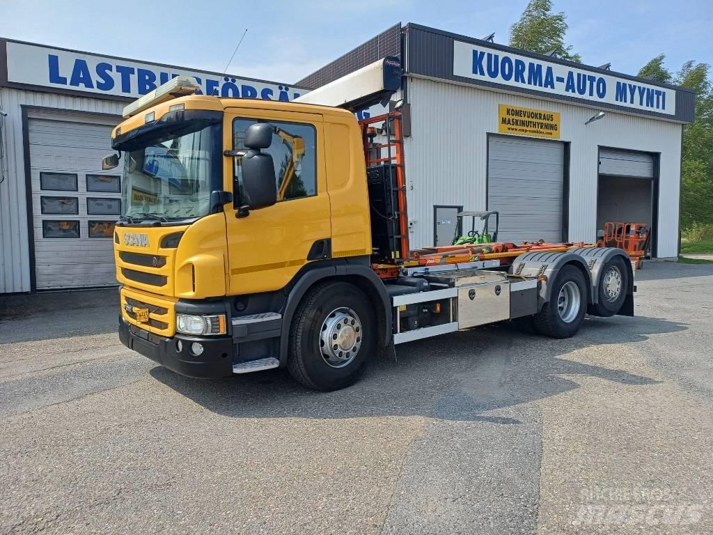 Scania P 370 Rol kiper kamioni s kukama za dizanje