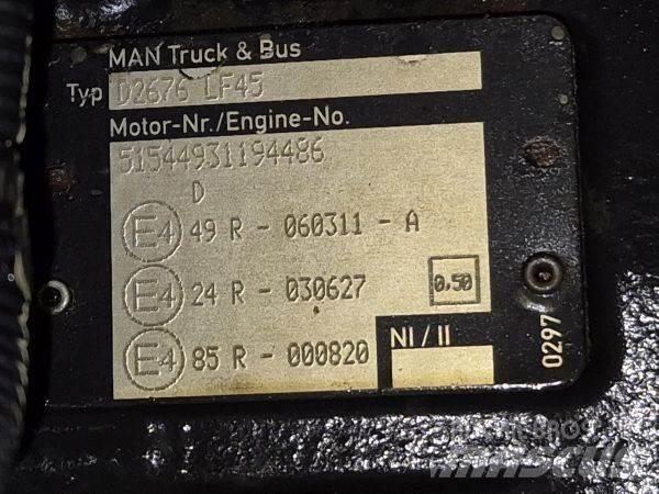 MAN D2676 LF45 Motori