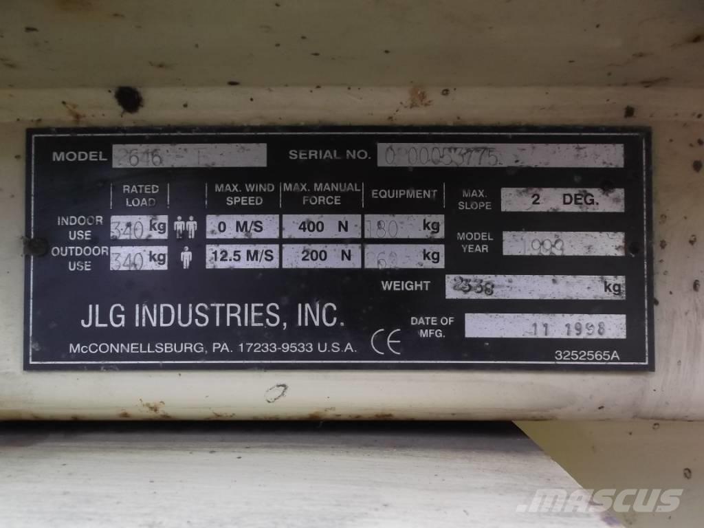 JLG 2646E      V-2288 Vertical mast lifts