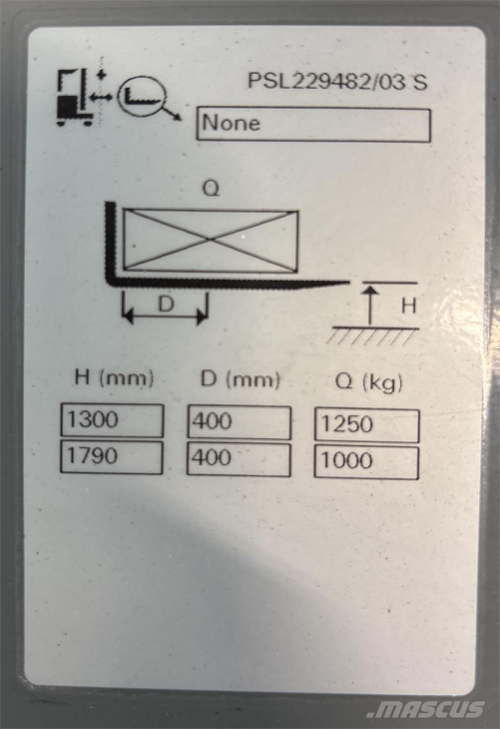 Atlet PSL125 Ručni električni viličar