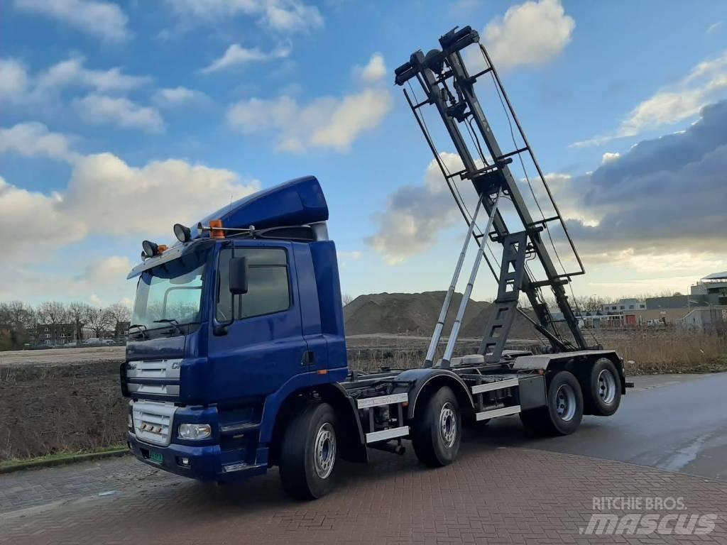 DAF CF 85.480 Rol kiper kamioni s kukama za dizanje